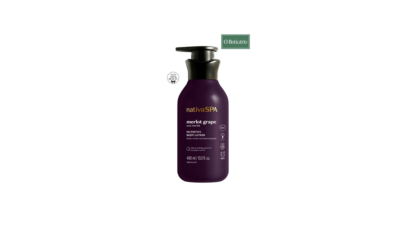 Nativa SPA Merlot Grape BODY LOTION - 400ml