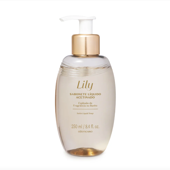 Lily Satin Liquid Soap O BOTICÁRIO 250ml
