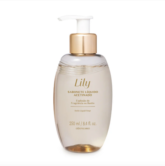 Lily Satin Liquid Soap O BOTICÁRIO 250ml