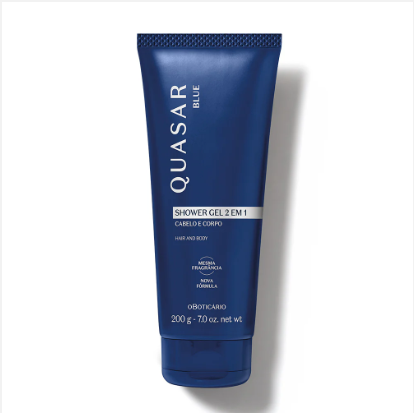 Shower Gel 2x1 Quasar  O BOTICÁRIO 200ml