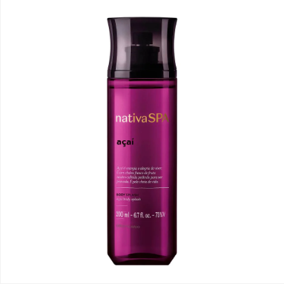 Nativa Spa Açaí Body Splash O Boticário - 200ml