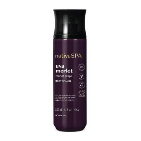 Body Splash Nativa Spa Grape Merlot O Boticário - 200ml