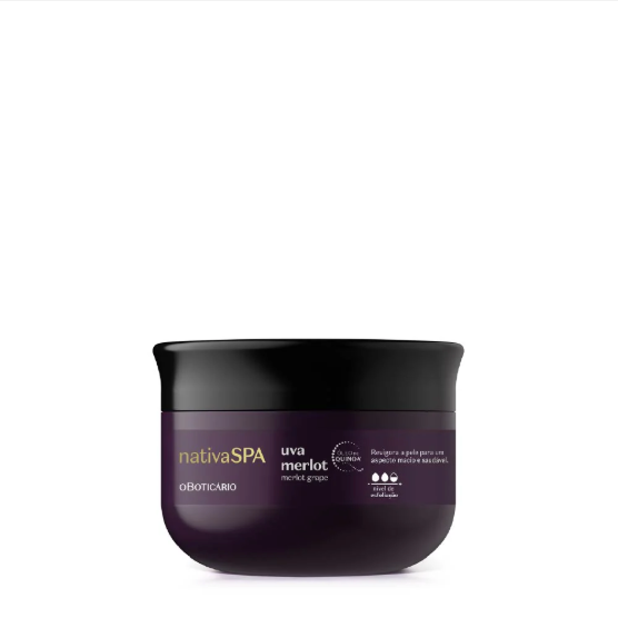 Nativa Spa Merlot Grape Body Scrub O BOTICÁRIO 200ml