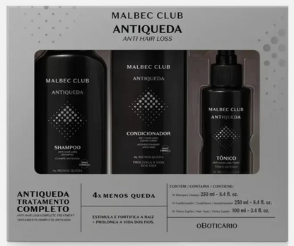 Kit for Anti Hair Loss Malbec  O BOTICÁRIO 600ml